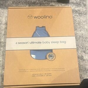Woolino Blue Baby Sleep Bag
